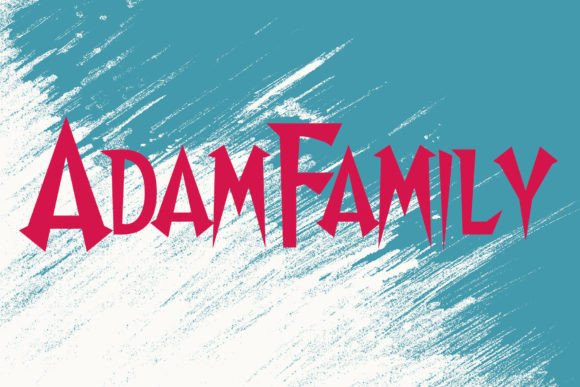 Adam Family: A Spooky Font for Creative Expression