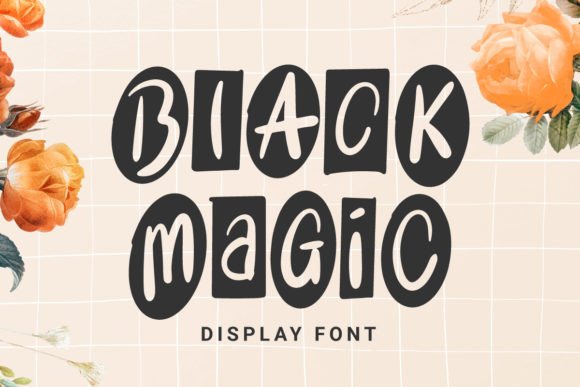 Black Magic: A Bold and Playful Display Font for Creative Impact