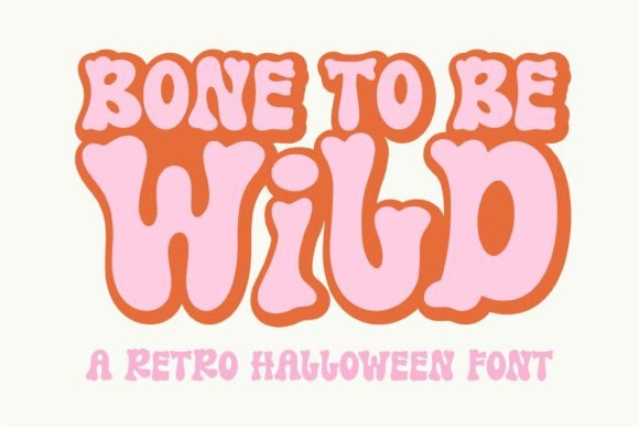Bone to Be Wild: A Spooky Halloween Display Font