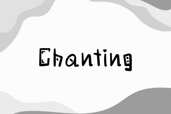 Chanting: A Unique Font for Creative and Commercial Projects