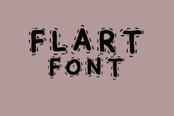 Flart: A Playful Handwritten Display Font for Modern Creativity
