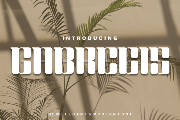 Gabregis: The Modern Display Font That Elevates Your Creative Projects