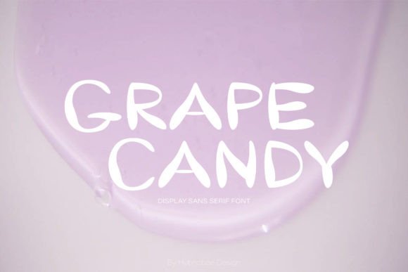 Grape Candy: A Playful Font for Strategic Design and Branding