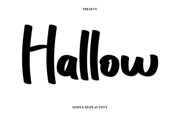 Hallow: A Handwritten Font That Brings Modern Elegance to Your Projects