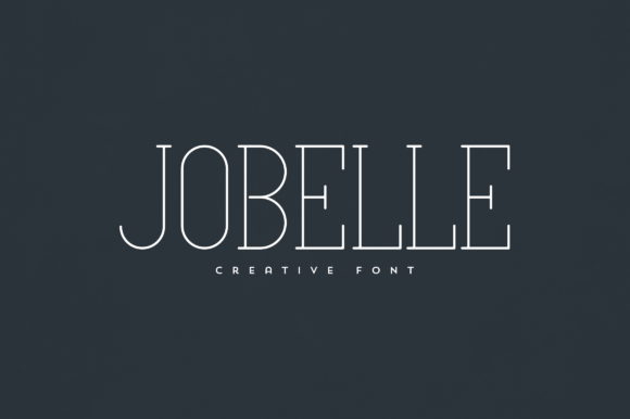 Jobelle: A Unique Display Font for Creative Projects