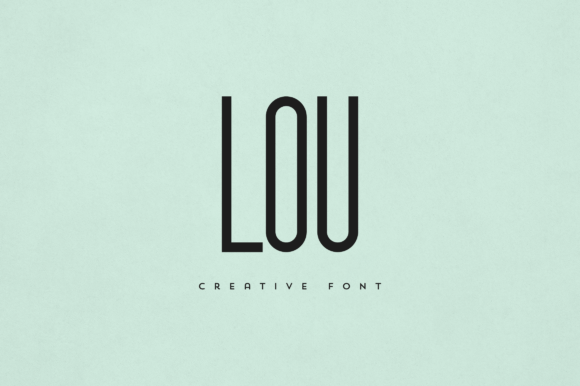 Lou: A Display Font That Adds Elegance and Versatility to Your Projects