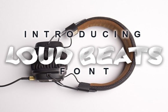 Loud Beats: The Wavy Display Font That Adds Personality to Your Projects