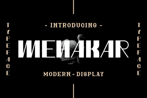 Menakar: A Font That Commands Attention
