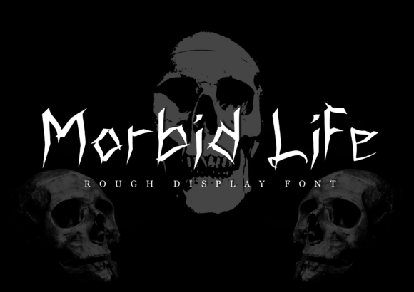 Morbid Life: A Bold Choice for Spooky and Dramatic Typography