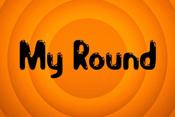 My Round: A Playful and Authentic Font for Creative Projects