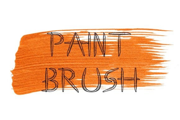 Paint Brush Font: A Quirky Display Font for Modern Creativity
