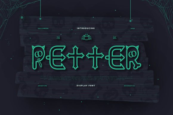 Petter: A Font That Brings Spooky Elegance to Creative Projects