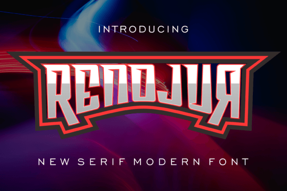 Renojur: A Versatile Display Font for Creative Projects