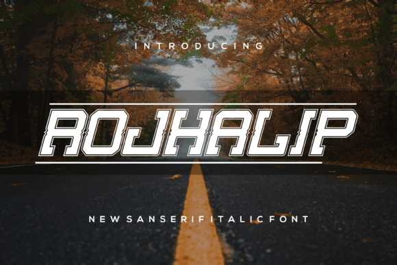 Rojhalip: A Modern Display Font That Elevates Your Visual Projects