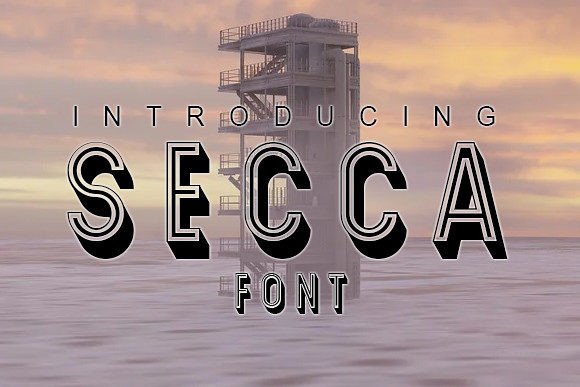 Secca: A 3D Typeface That Elevates Your Design Workflow