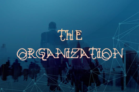 The Organization Font: A Unique Display Typeface for Mysterious Design Projects