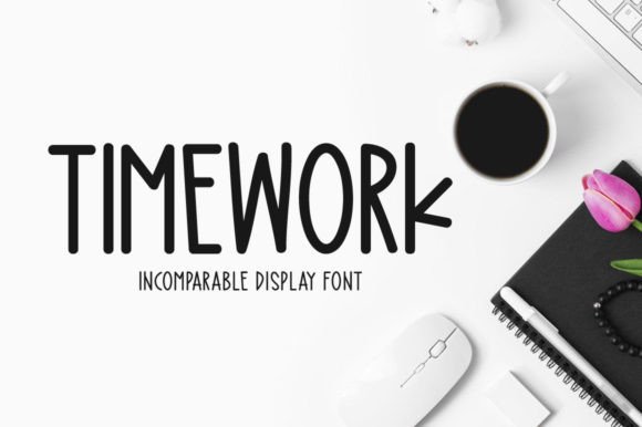 Timework: A Unique Display Font for Modern Design Needs