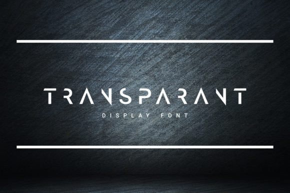 Transparant: A Versatile Font for Modern Design