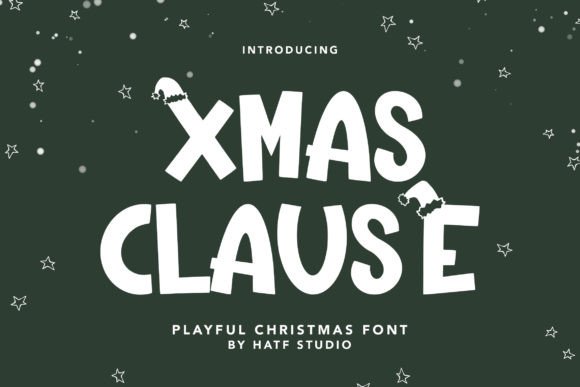 Xmas Clause: A Playful Christmas Font for Festive Branding and Creative Projects